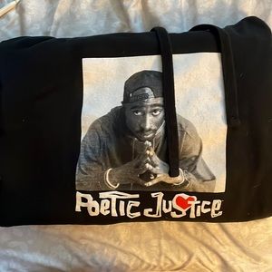 Two pock black hoodie